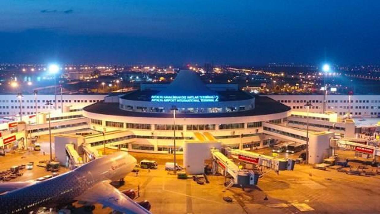 Antalya Havalimanı'nda yılın en yüksek yolcu sayısına ulaşıldı
