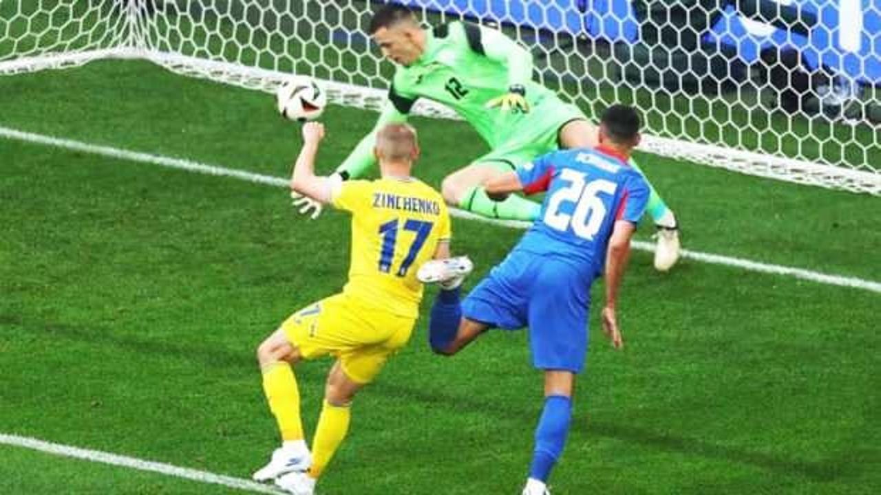 Ukrayna, Slovakya'ya karşı d&uuml;ğ&uuml;m&uuml; ikinci yarıda &ccedil;&ouml;zd&uuml;