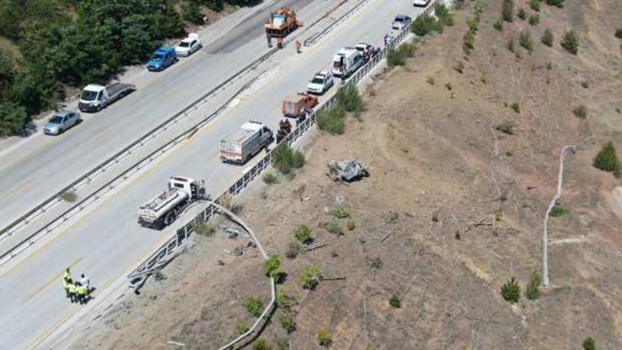 Freni boşalan tır dehşet saçtı: 1 ölü, 1 yaralı