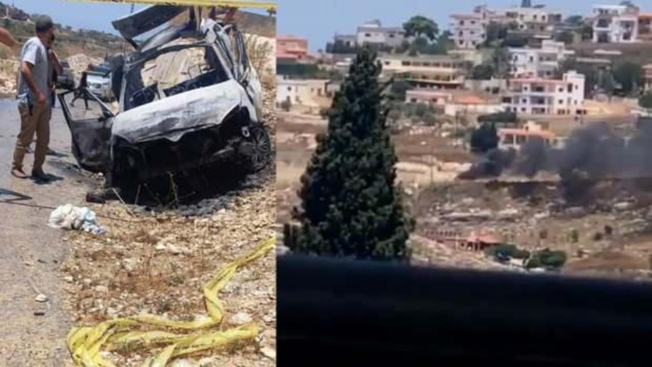 İsrail İHA ile Lübnan'da 1 Hizbullah mensubunu öldürdü
