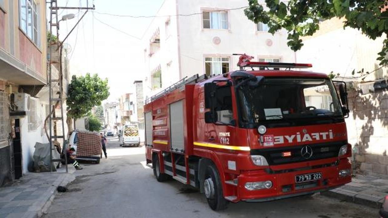 Kilis'te mutfak tüpünden sızan gaz alev aldı: 2 kişi yaralandı!