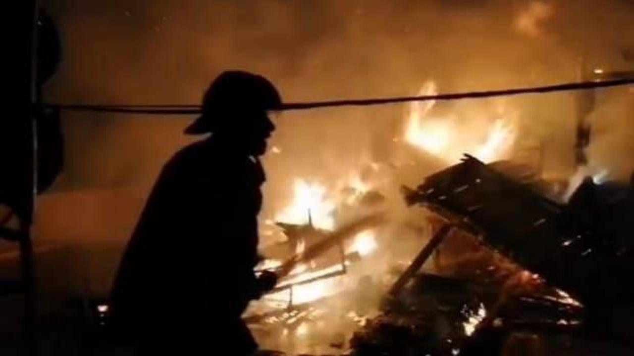Şanlıurfa'da korkutan yangın
