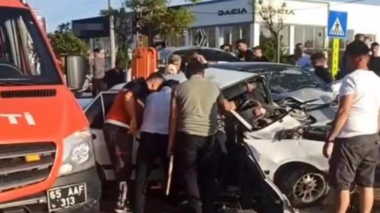 Van'da trafik kazası: 6 yaralı