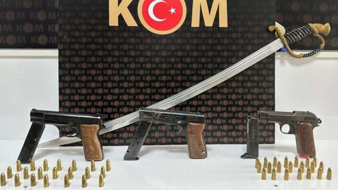 Yasa dışı silah ticaretine operasyon: 4 gözaltı