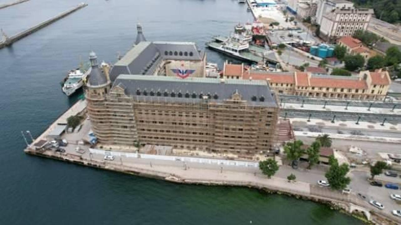 8 yıllık restorasyon sona eriyor! İşte Haydarpaşa Garı'nın son hali