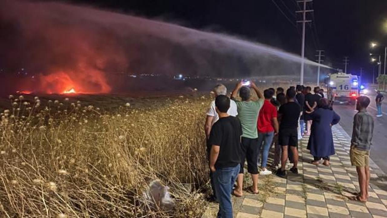 Diyarbakır'daki yangına müdahaleye 9 TOMA destek verdi