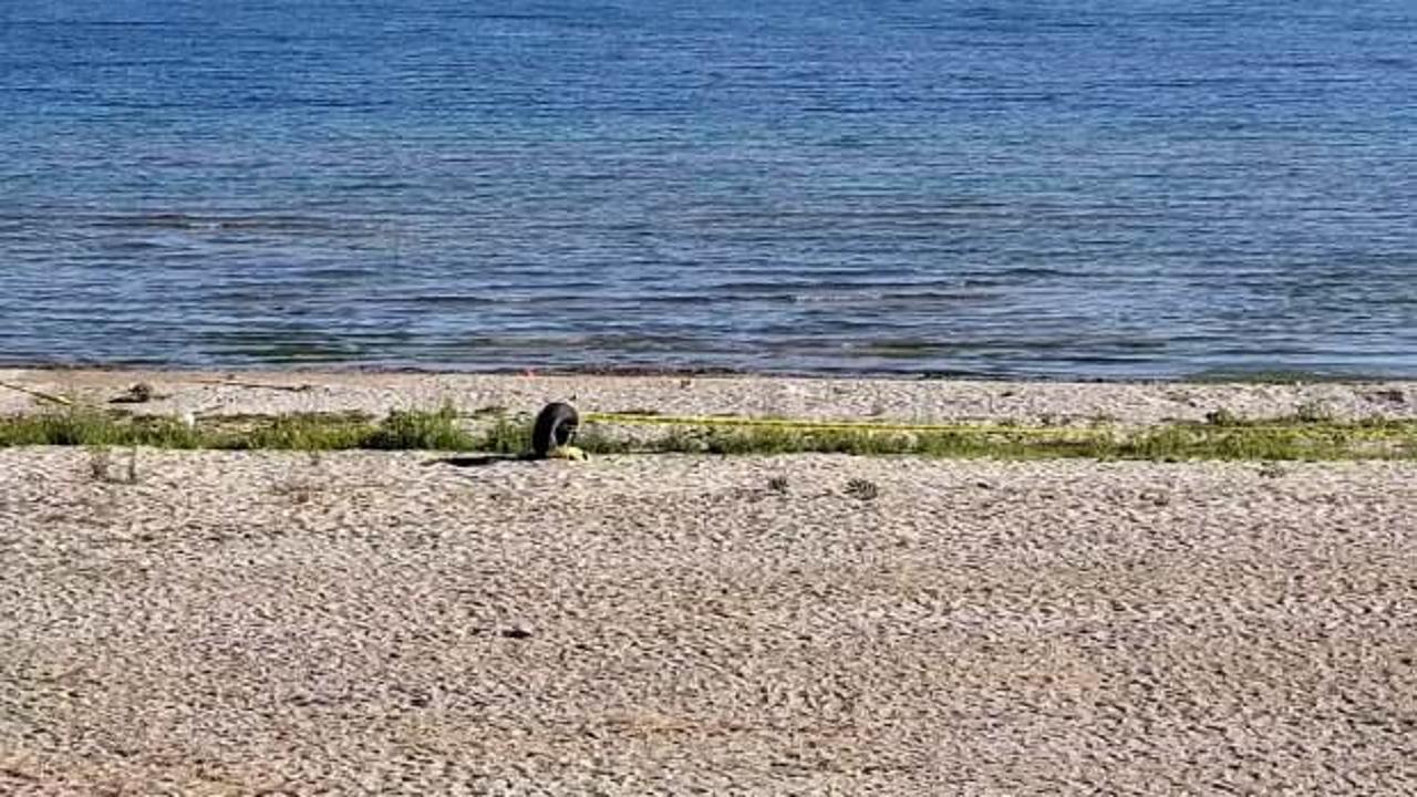 Eğirdir G&ouml;l&uuml;'ndeki el bombaları imha edilmek &uuml;zere &ccedil;ıkarıldı