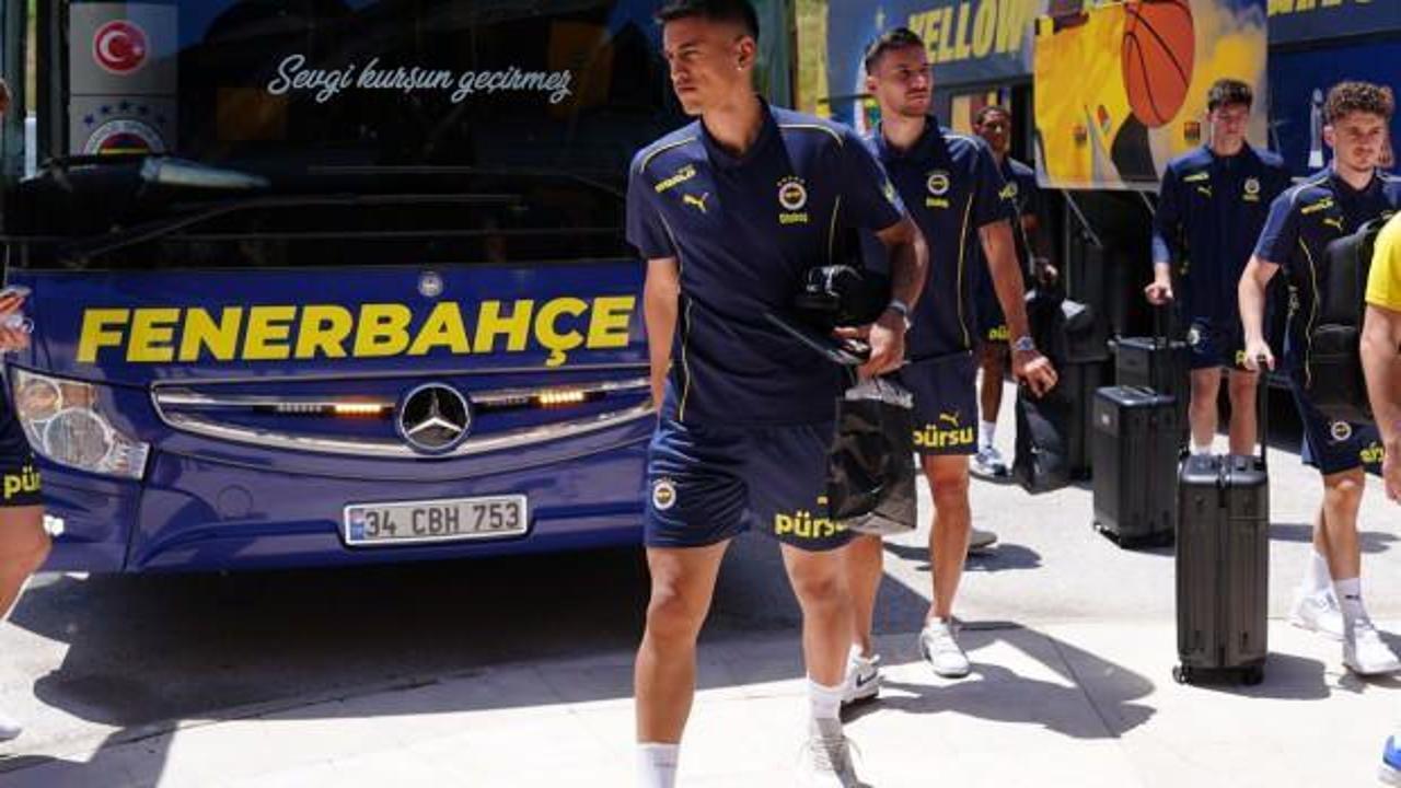 Fenerbahçe kafilesi, kamp için Düzce'ye geldi