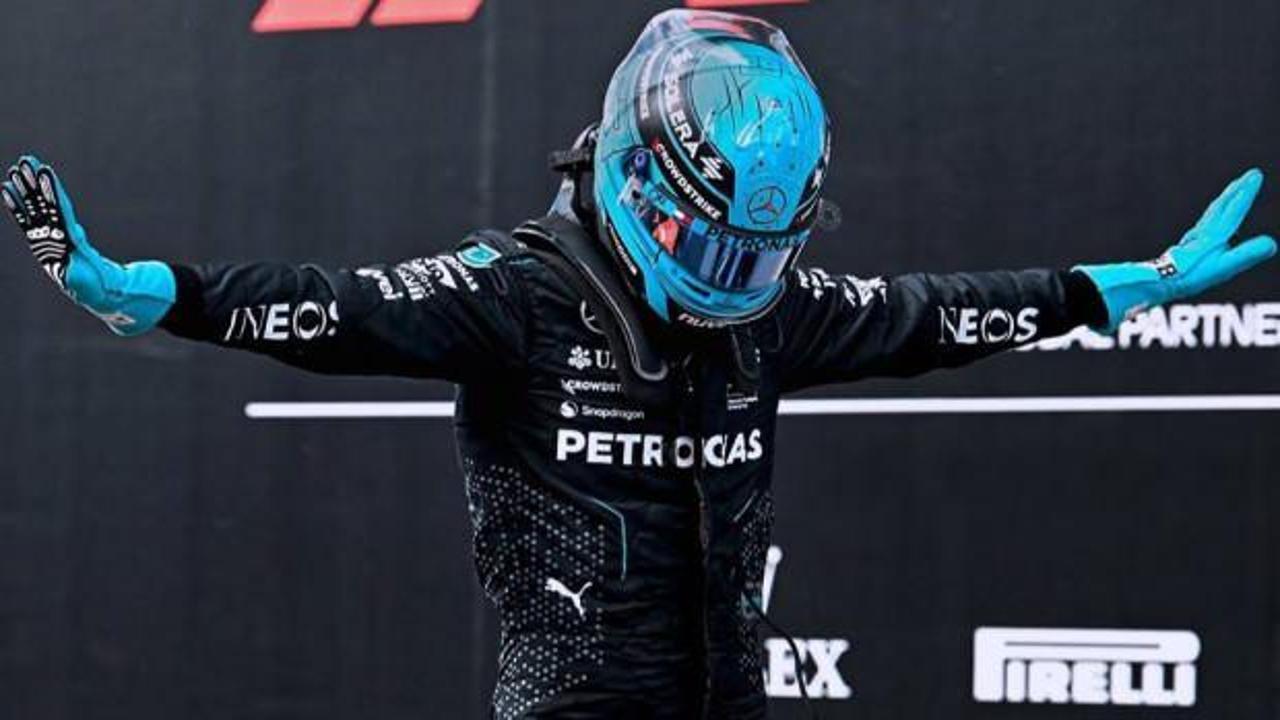 Formula 1 Avusturya Prix'sinde kazanan George Russell