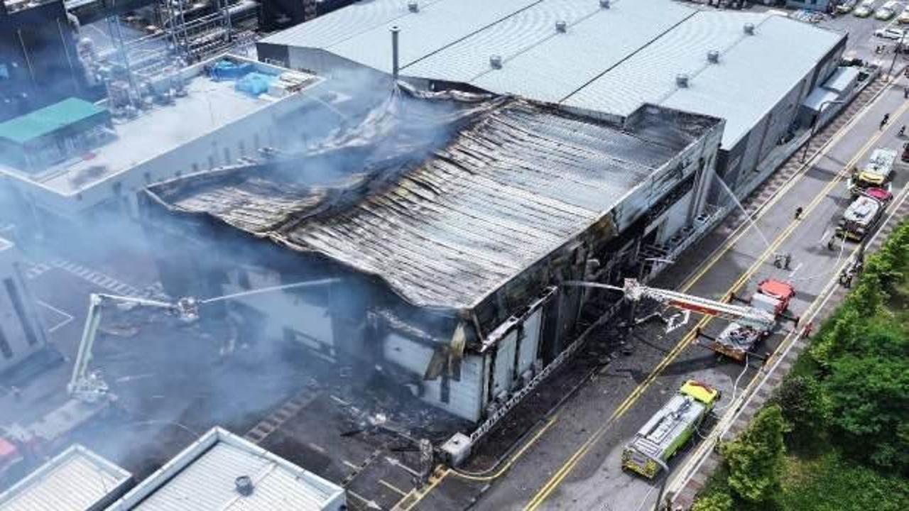 G&uuml;ney Kore'de fabrikada &ccedil;ıkan yangında 20 kişi &ouml;ld&uuml;
