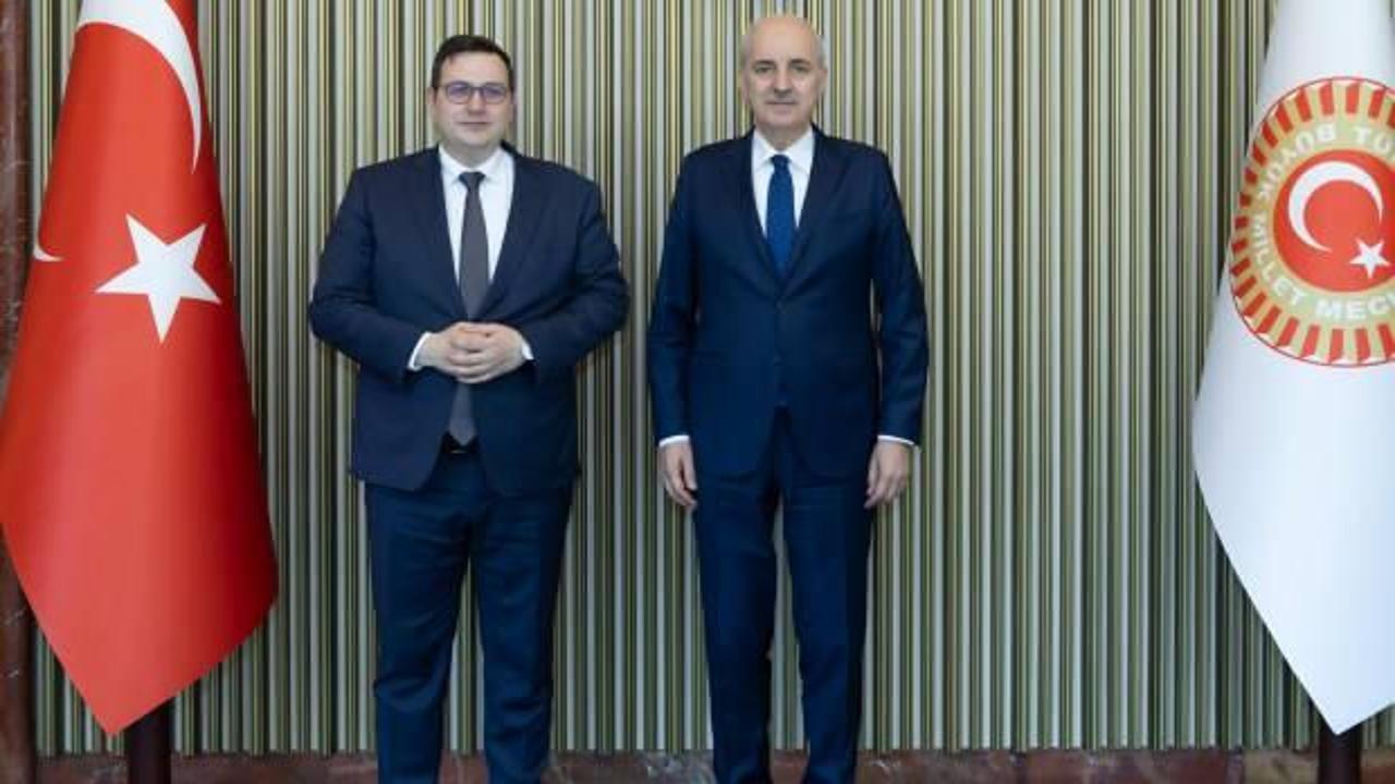 Numan Kurtulmuş Çekya Dışişleri Bakanı'nı kabul etti
