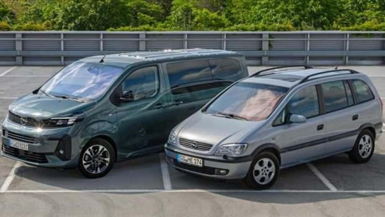 Opel'in kompakt van sınıfındaki modeli Zafira 25 yaşında