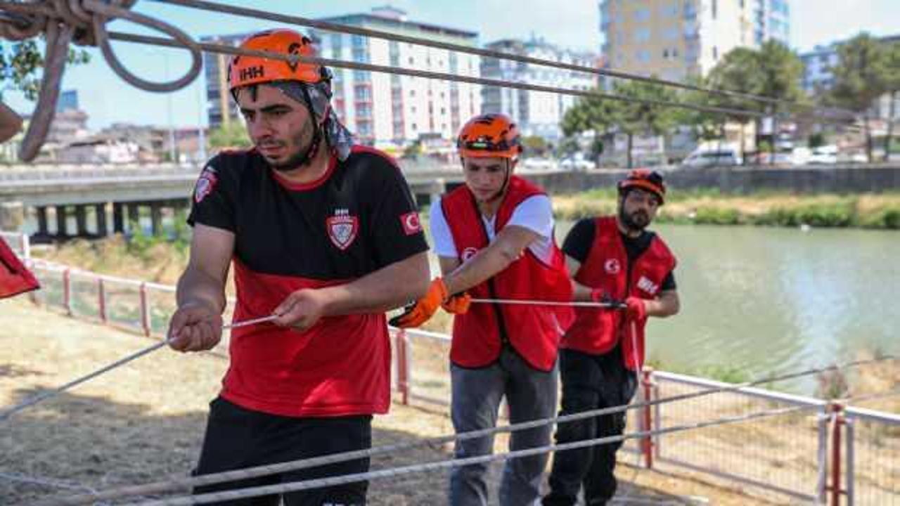 İHH’dan Samsun’da bölgesel arama kurtarma tatbikatı