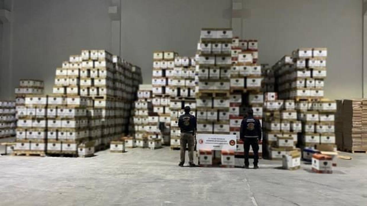 Silifke'de ele ge&ccedil;irildi: Tam 14 milyon 400 bin adet! 