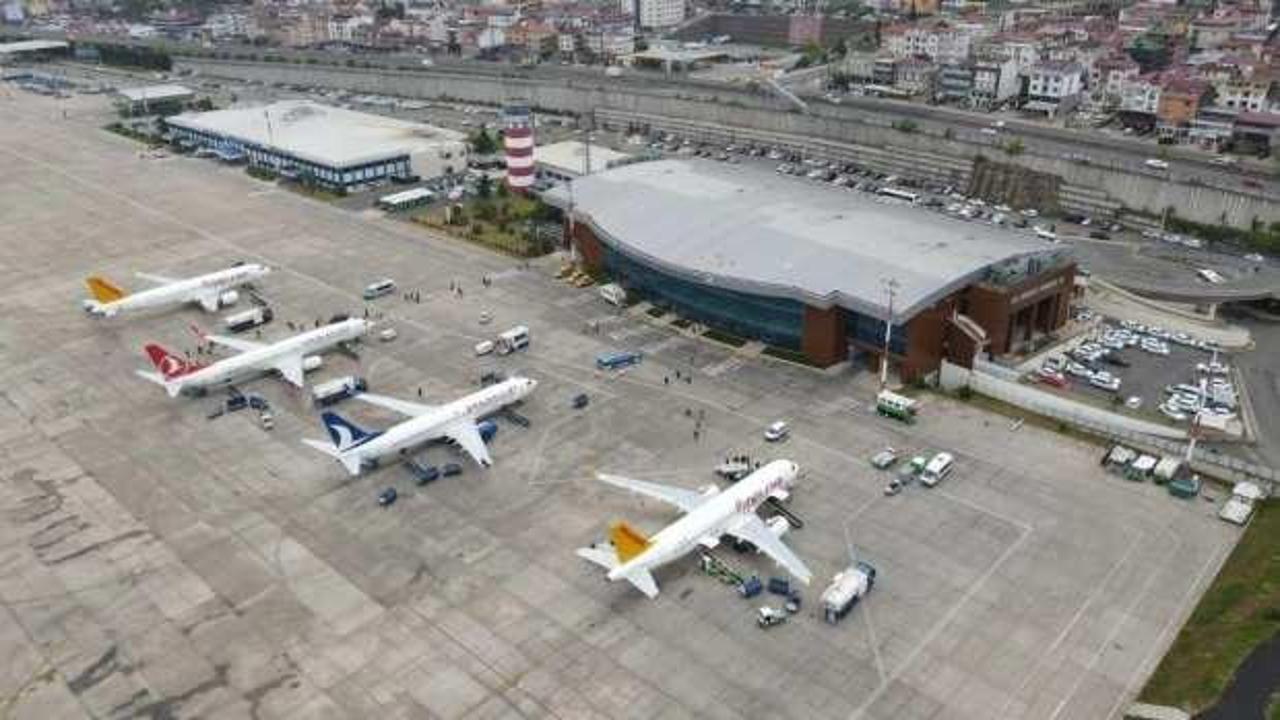 Trabzon Havalimanı’nı yılın ilk yarısında 1,5 milyon yolcu kullandı