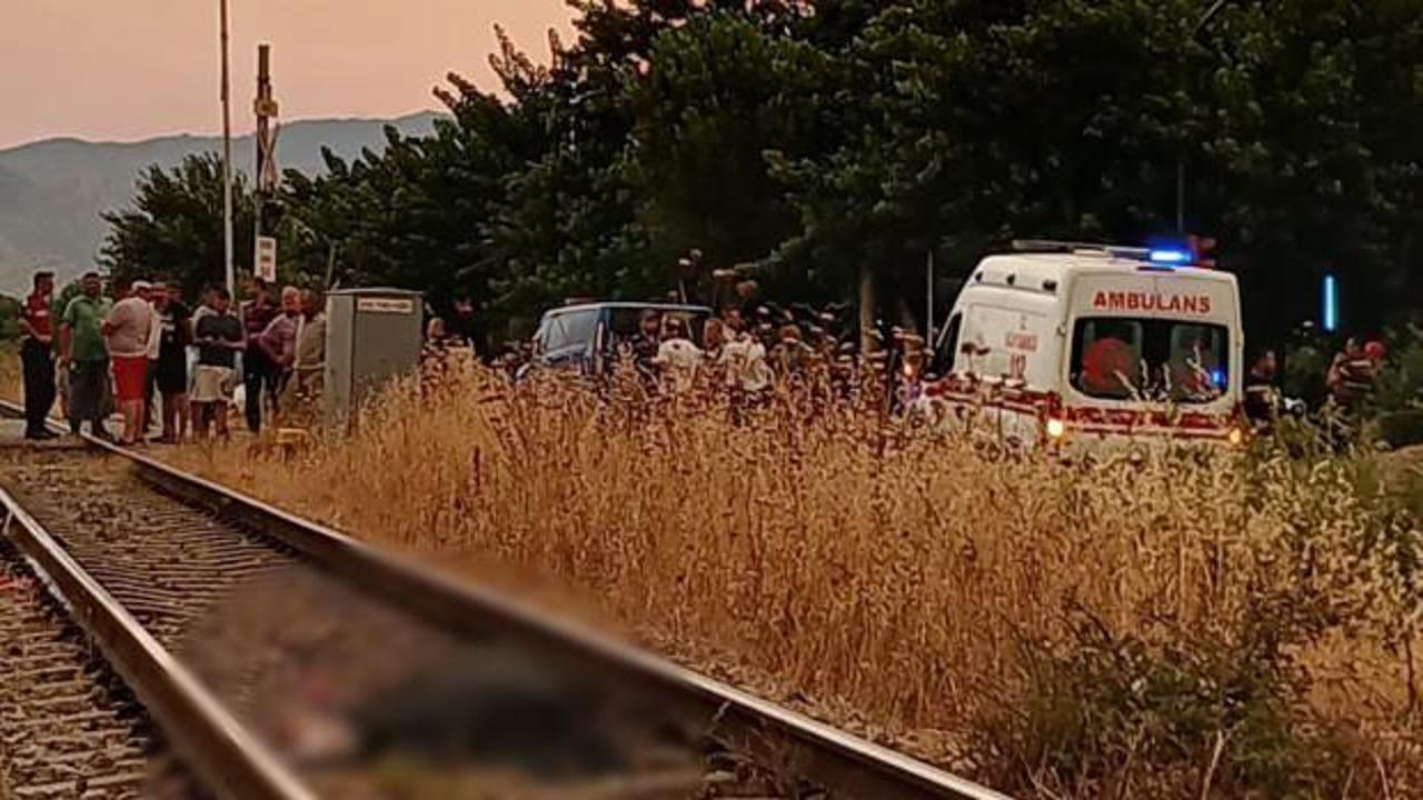 Bariyer kapalıyken karşıya geçmeye çalışan 2 kişiye tren çarptı