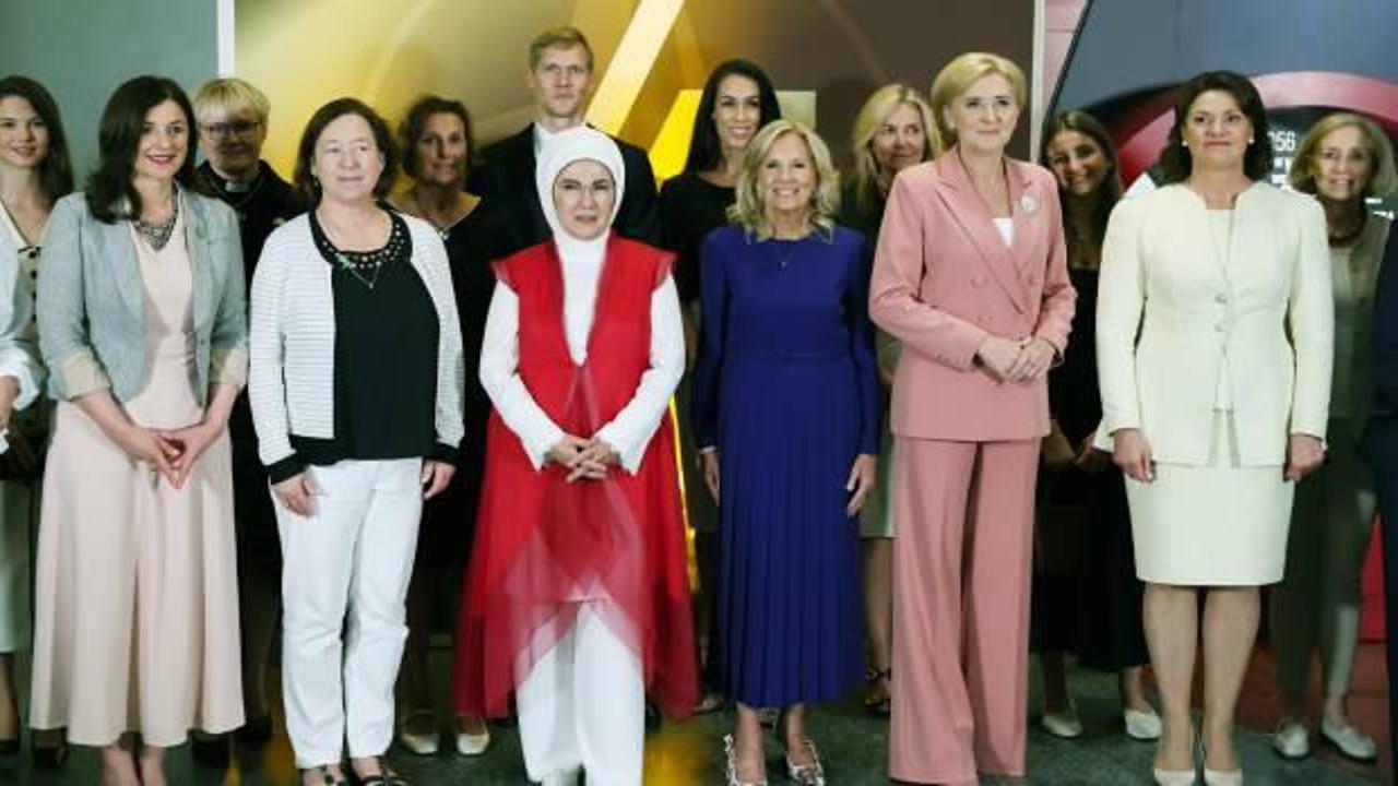 Emine Erdoğan, Jill Biden'ın ev sahipliğindeki resepsiyona katıldı