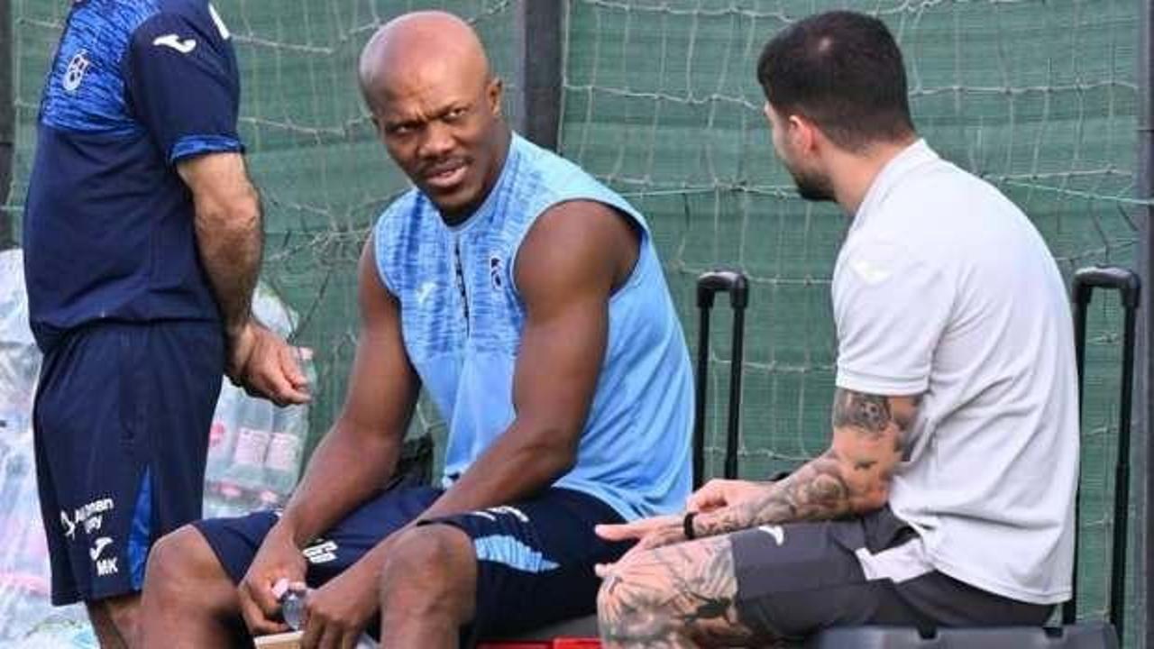 Trabzonspor'un antrenmanında Nwakaeme şov