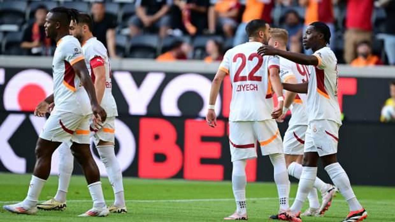 Galatasaray'dan 4 gollü prova