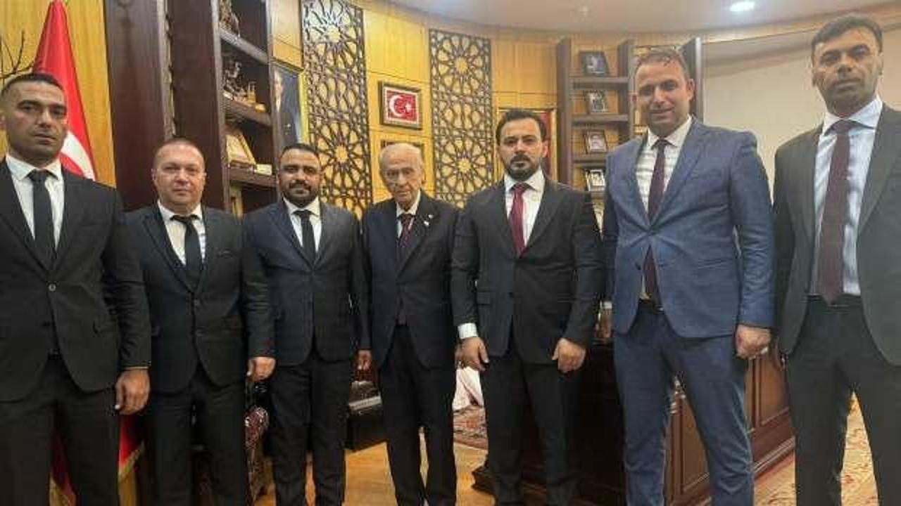 Bahçeli, Suriye Türkmen heyetini kabul etti