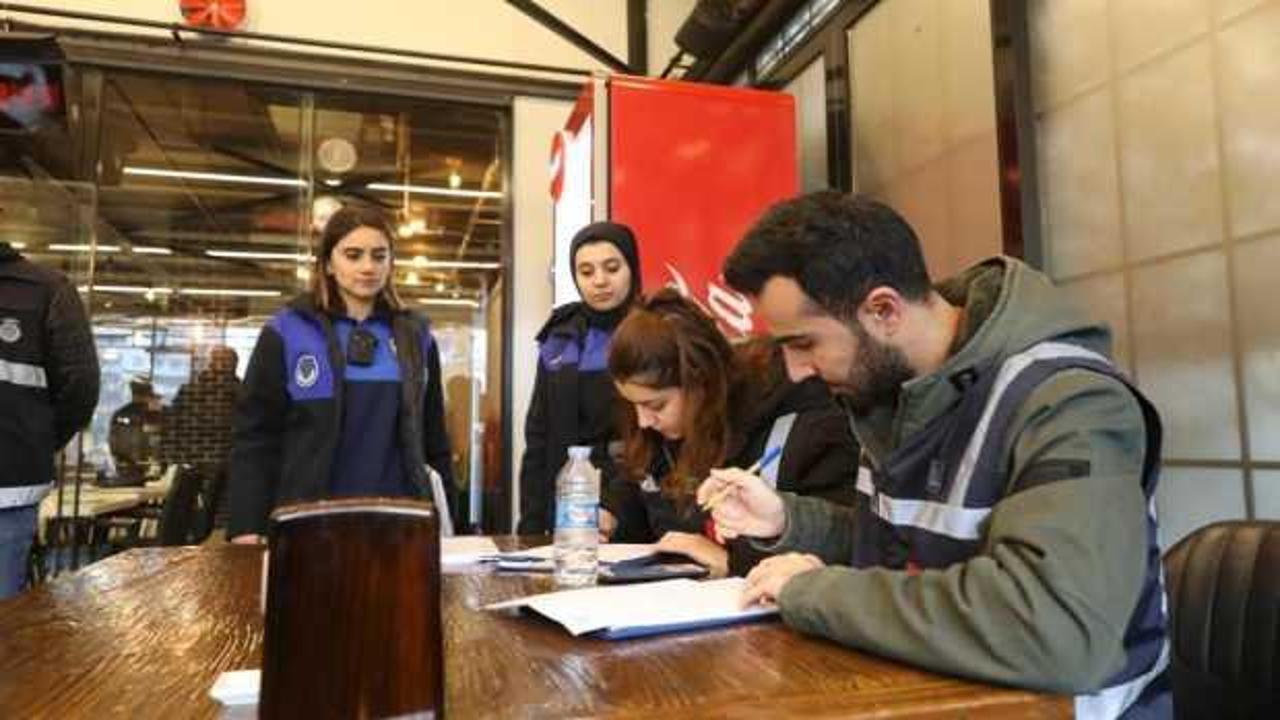 İstanbul'da market ve restoran denetimi