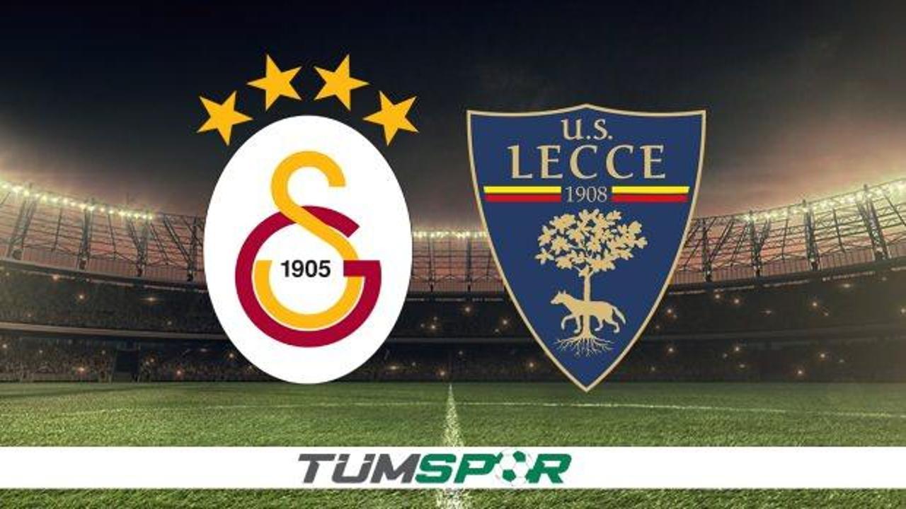 Galatasaray - Lecce maçı hangi kanalda? GS-Lecce maçı bugün mü, saat kaçta?