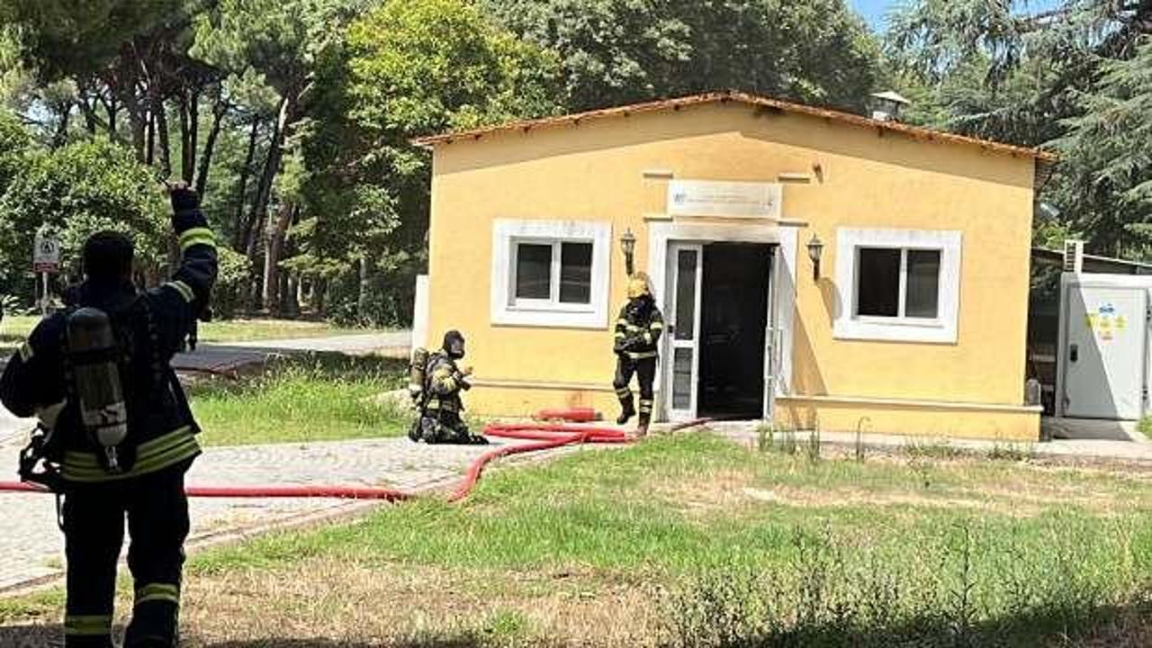 Gebze Teknik Üniversitesi’nde laboratuvarda yangın