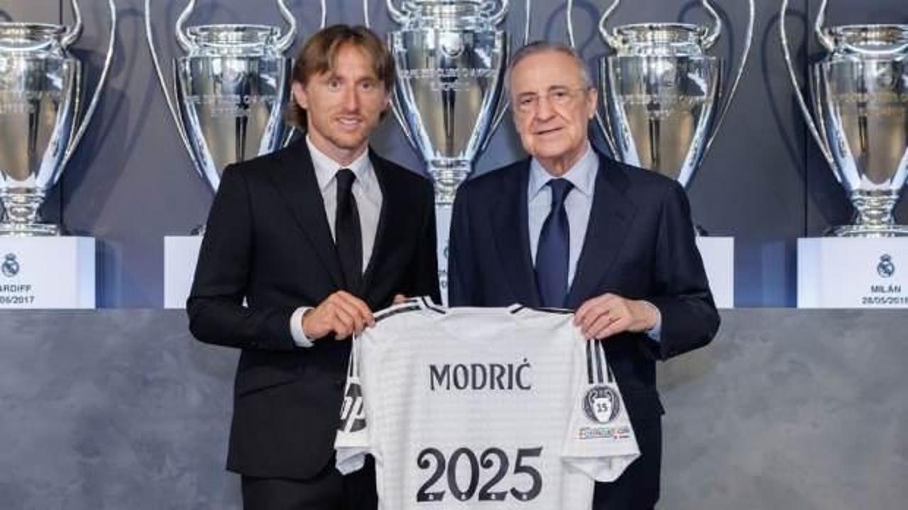 Real Madrid, Luka Modric'i emekli etmedi