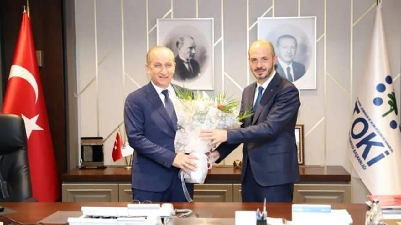 TOKİ'de devir teslim töreni