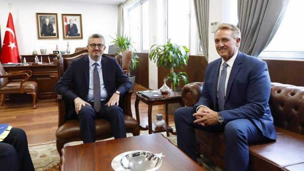 ABD Ankara Büyükelçisi Jeff Flake'ten Dışişleri Bakanlığı'na ziyaret!