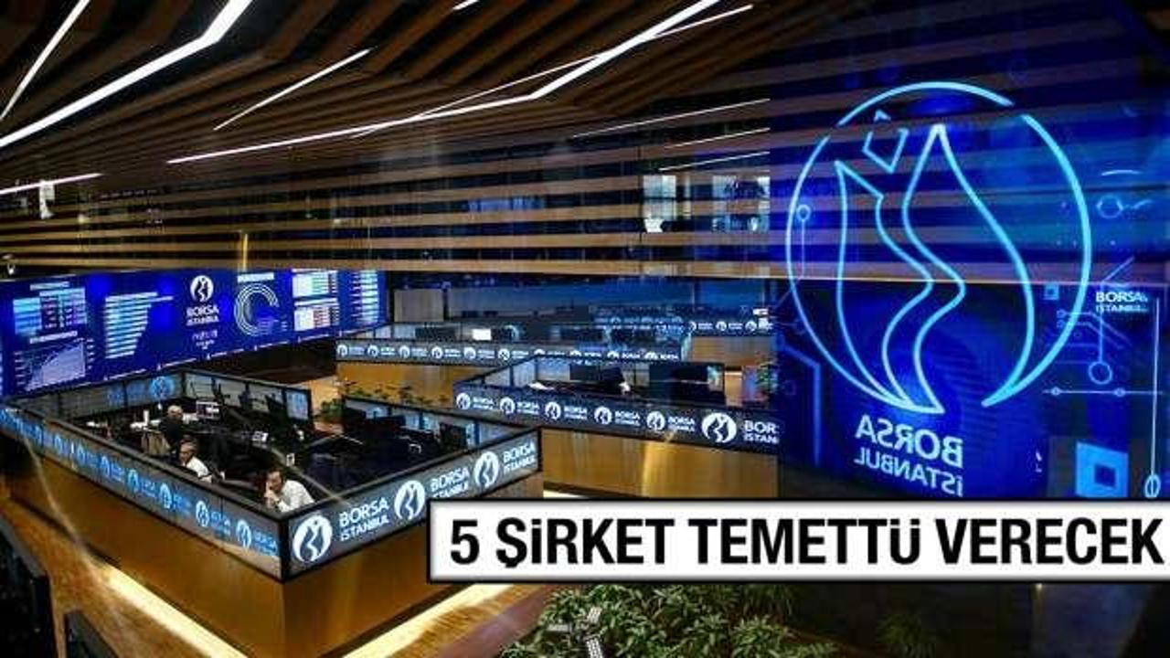 Aman dikkat! Bu hafta 5 şirket temettü verecek