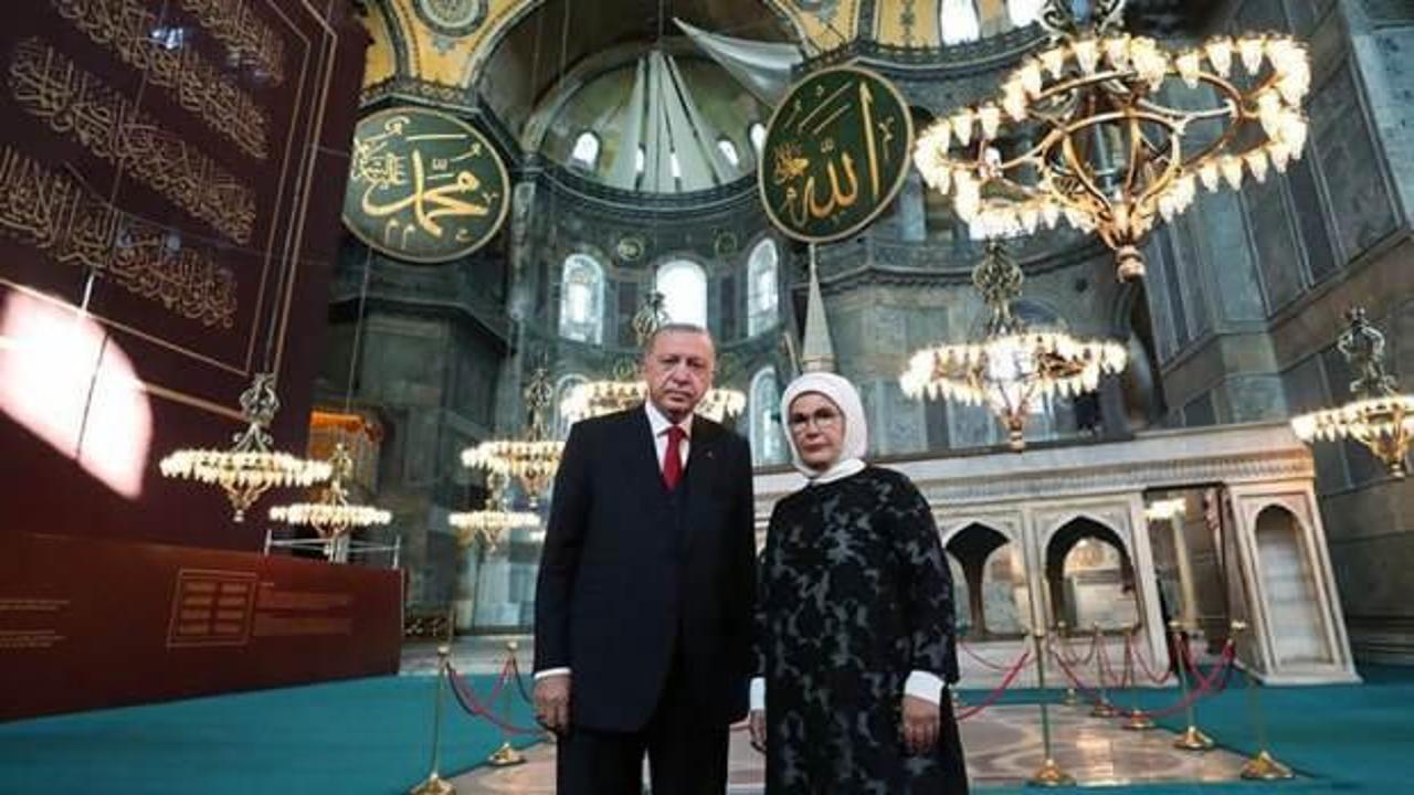 Başkan Erdoğan'dan Ayasofya mesajı