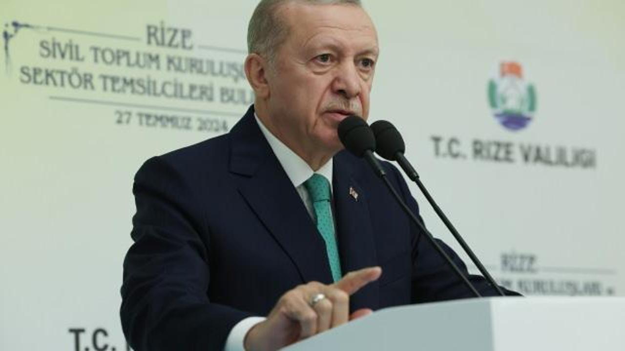 Cumhurbaşkanı Erdoğan Rize'den ayrıldı