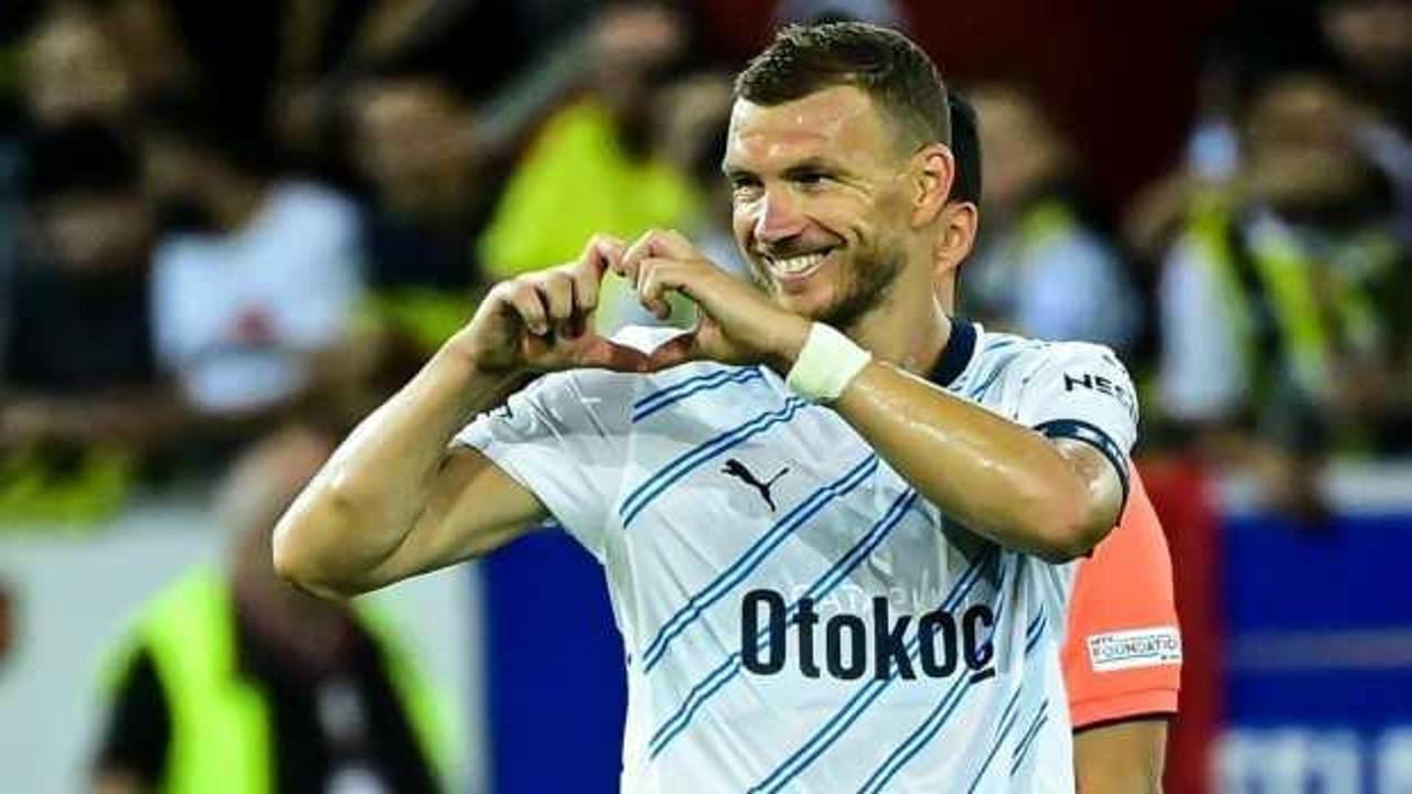 Dzeko, Galatasaraylı eski yıldızı geçerek Türk futbol tarihine geçti