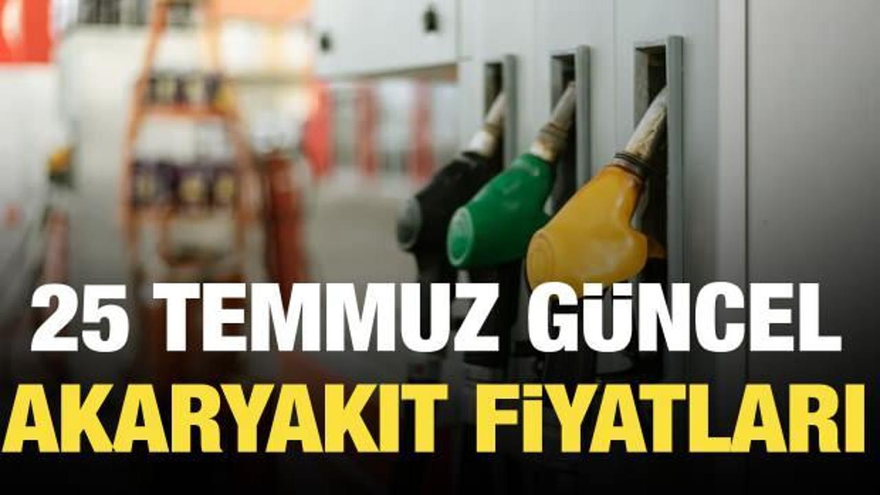 GÜNCEL AKARYAKIT FİYATLARI 25 TEMMUZ 2024! Motorin (Mazot), benzin, LPG litre fiyatları ne kadar?