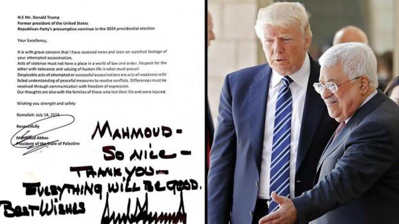 Trump'tan Abbas'ın mektubuna yanıt: Her şey güzel olacak