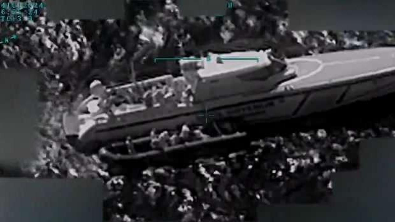 Yunanistan’ın ölüme ittiği göçmenleri Türk Sahil Güvenlik botu kurtardı