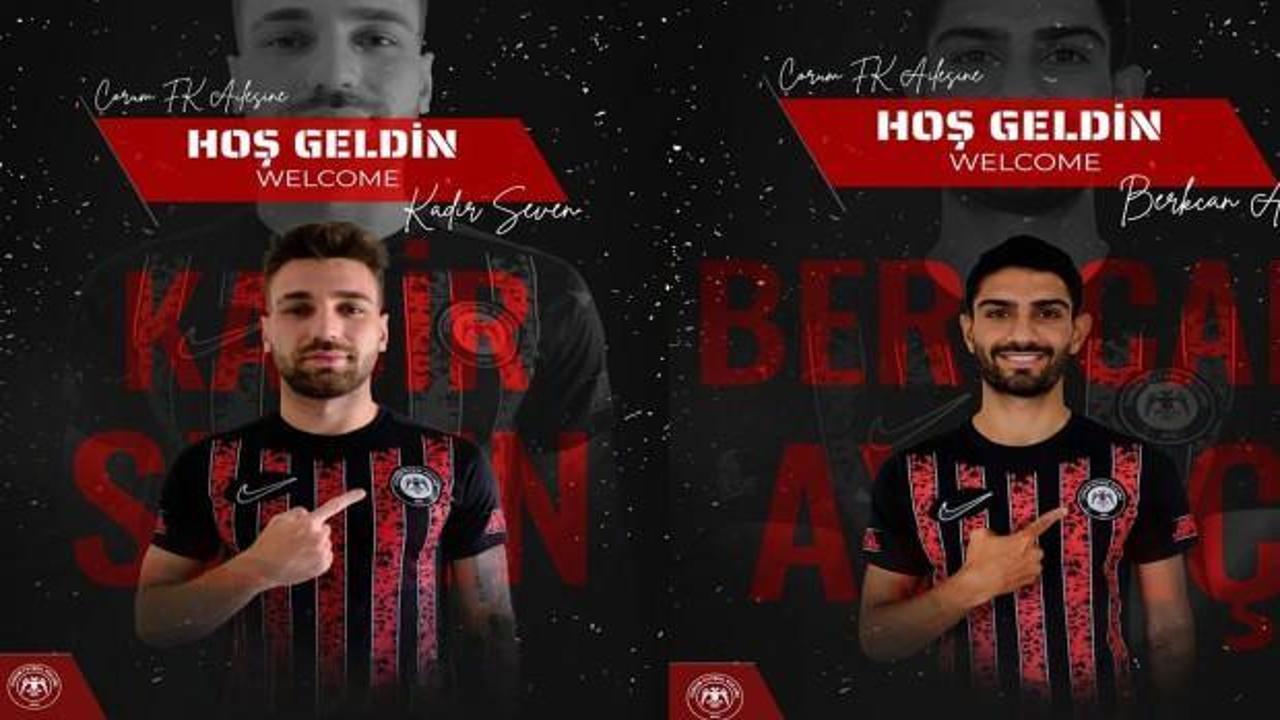 Ahlatcı Çorum'da iki imza birden