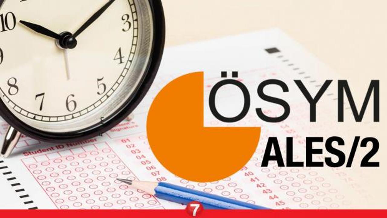 ALES/2 sınav sonucu ne zaman açıklanacak? ÖSYM tarihi açıkladı