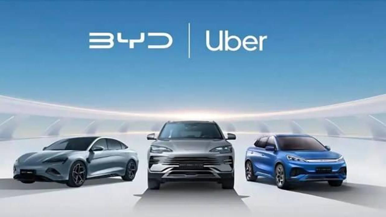 Anlaşma duyuruldu: Uber, BYD'den 100 bin elektrikli araç alacak!