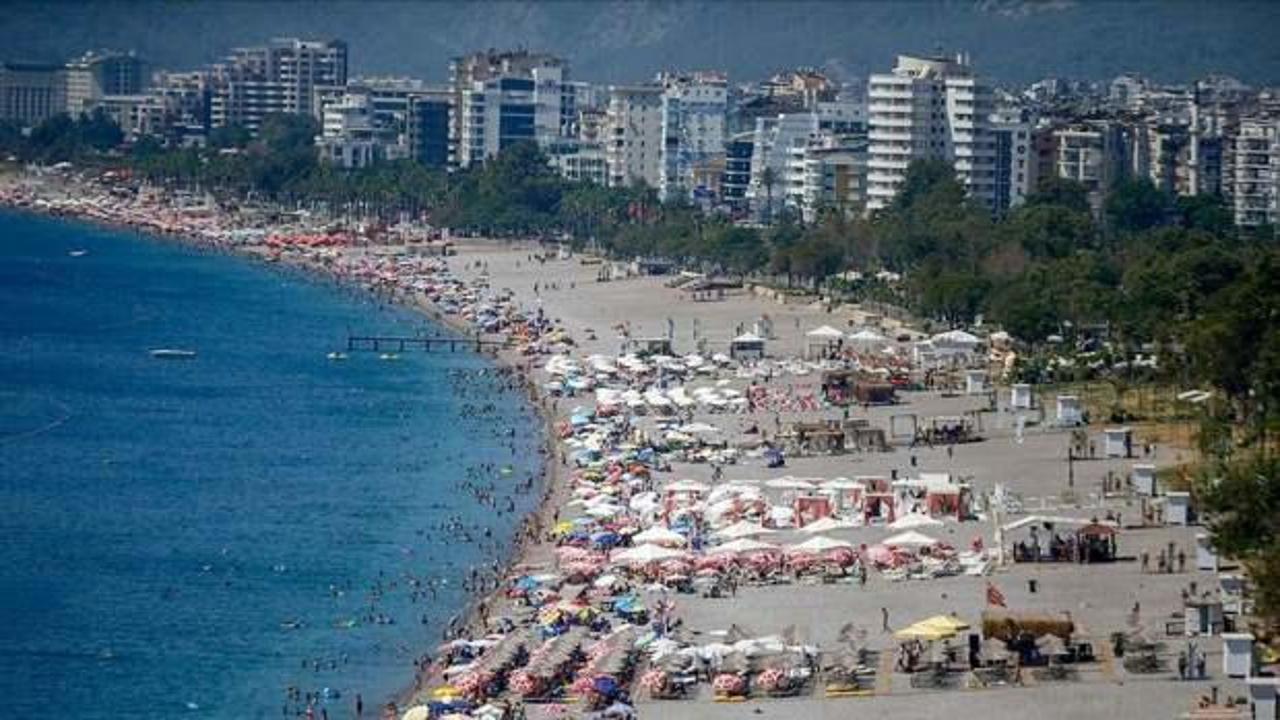 Antalya'da temmuz sonunda yeni rekor geldi