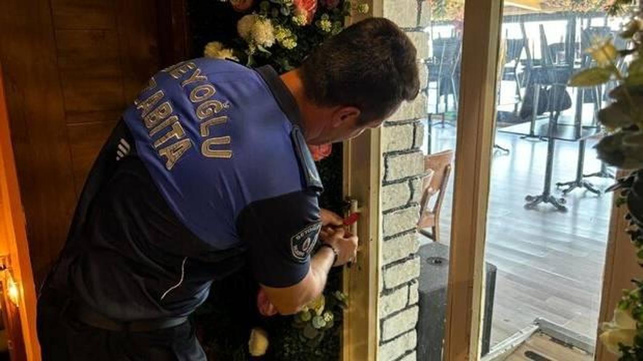 Cihangir'de &uuml;&ccedil; kadının darp edildiği işletme m&uuml;h&uuml;rlendi