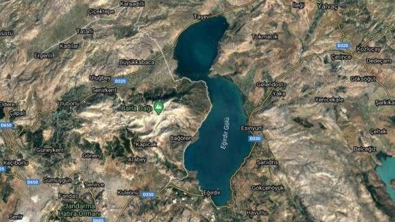 Eğirdir Gölü'nün bölünmesine 1,2 kilometre kaldı