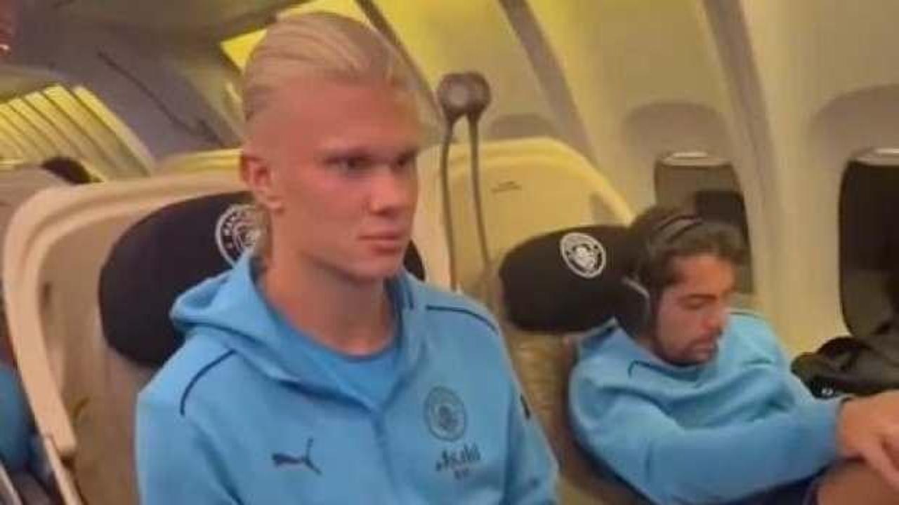 Erling Haaland, 7 saatlik uçuşa isyan etti
