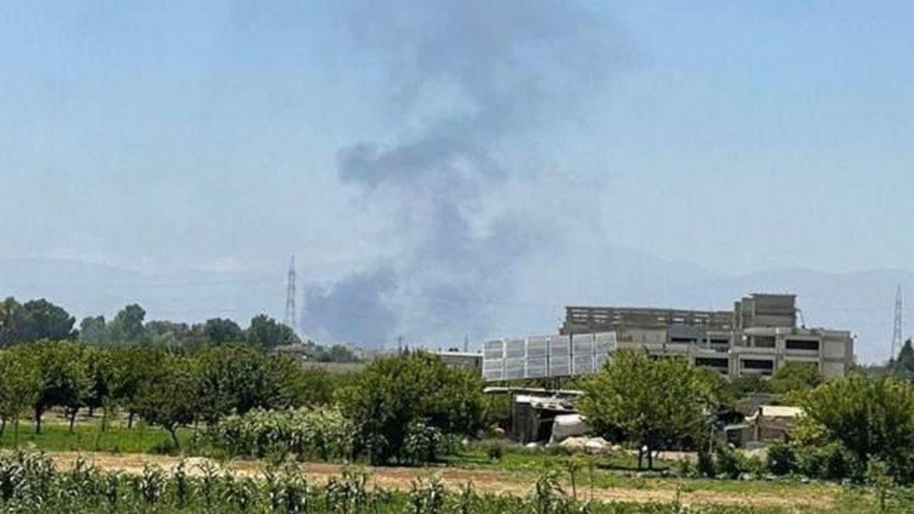 "Suriye'ye hava saldırısı" iddiası, fabrika yangını &ccedil;ıktı