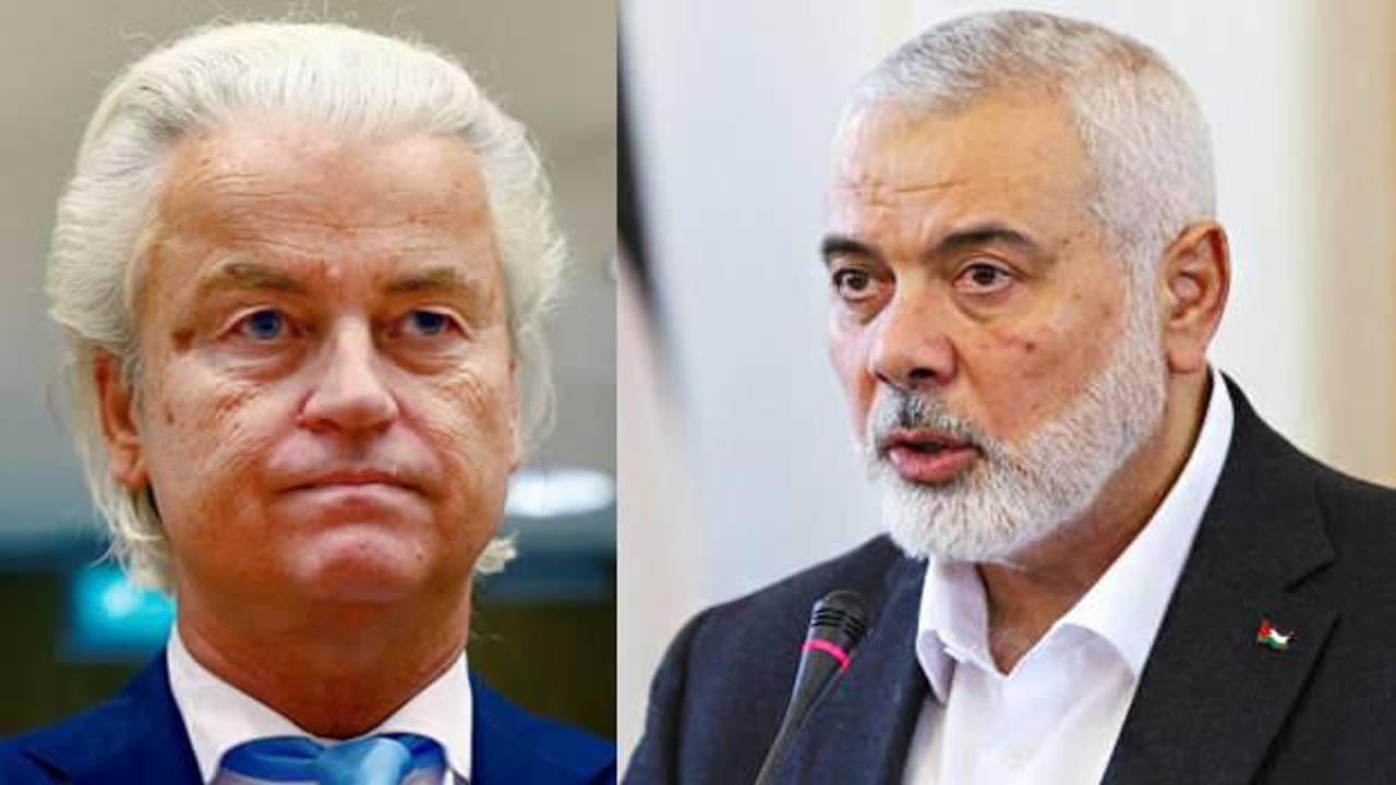 Wilders'ten tepki &ccedil;eken Haniye a&ccedil;ıklaması