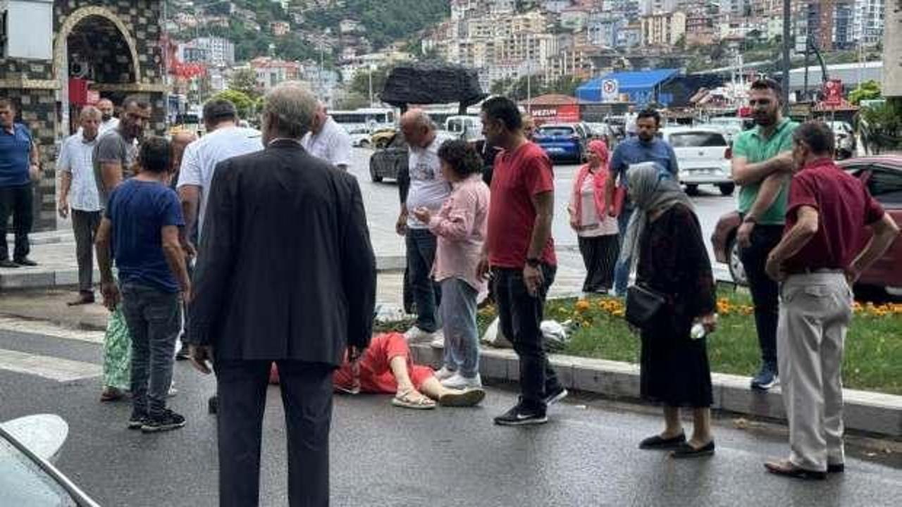 Zonguldak'ta yaya geçidinden geçen kadına otomobil çarptı