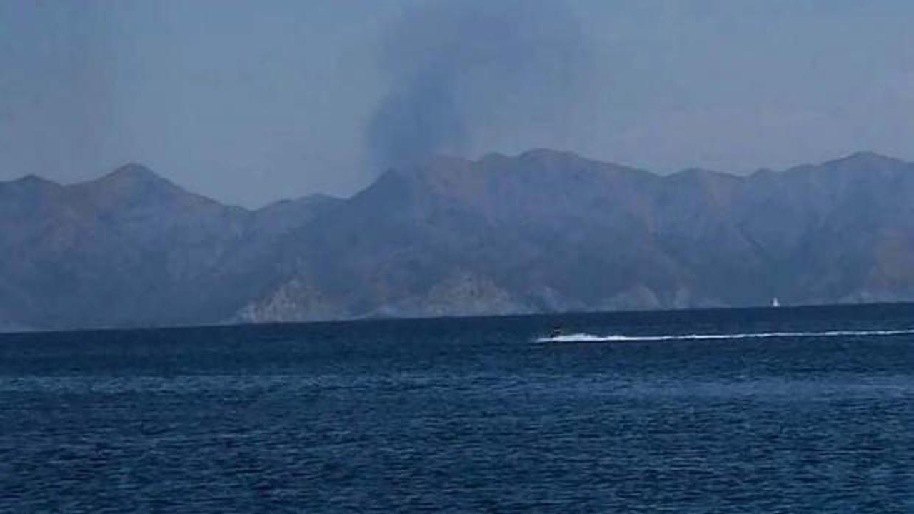 Marmaris'te orman yangını: Müdahale ediliyor!
