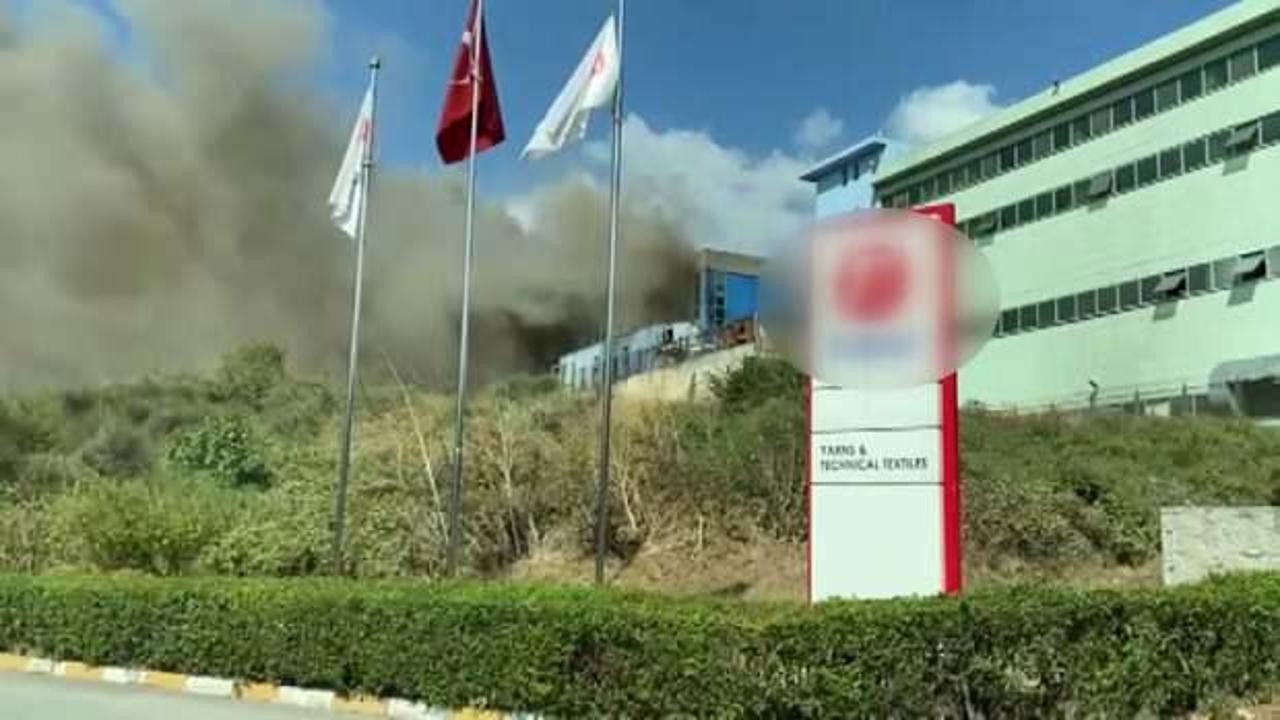 Son dakika: Arnavutköy'de fabrika yangını!