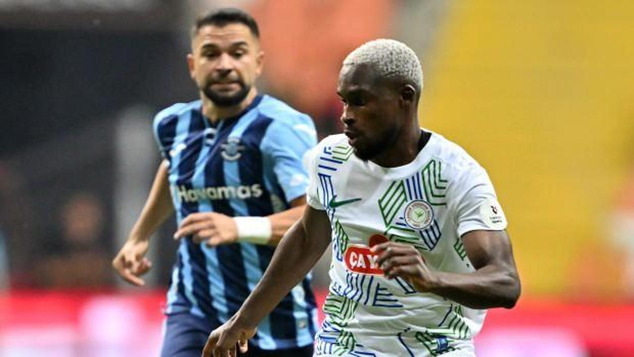 Çaykur Rizespor, ilk galibiyetini Adana'da aldı